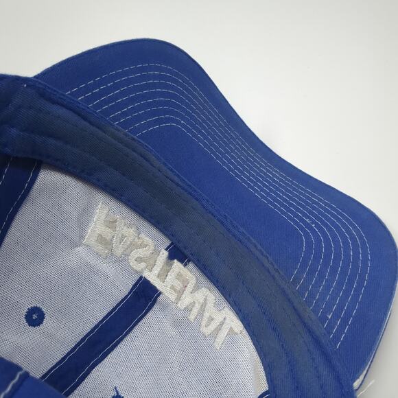 Fastenal Strapback Baseball Cap Blue One Size Adjustable Embroidered 6 Panel - Picture 7 of 9